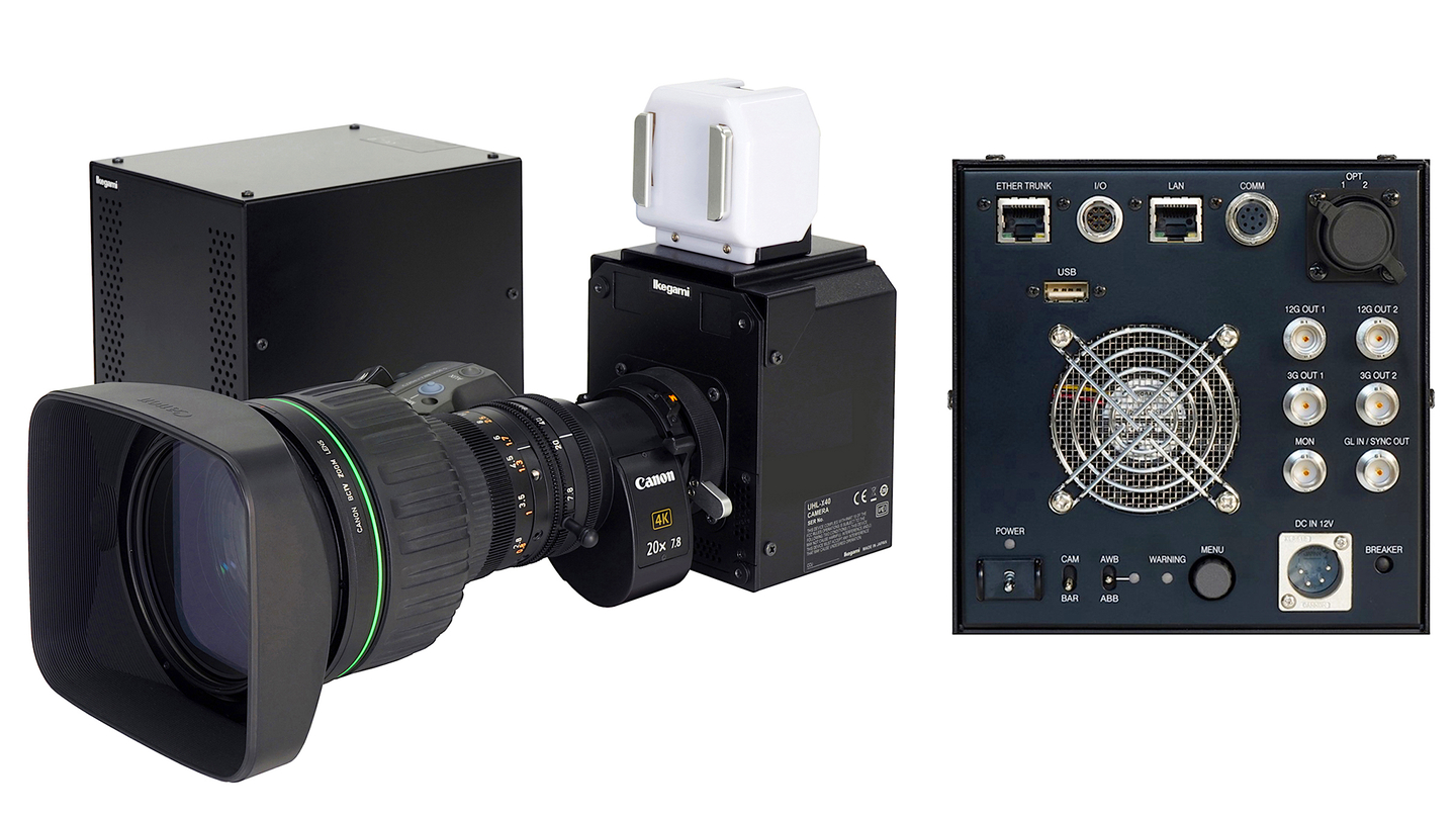Small gains: Ikegami’s UHL-X40 camera head and CCU-X40 control unit 