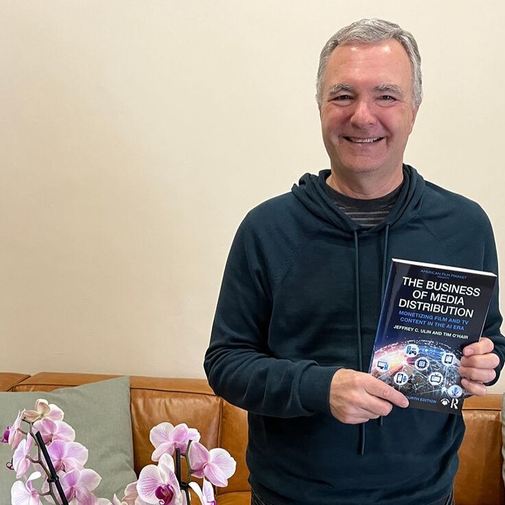 Jeff Ulin with Book 