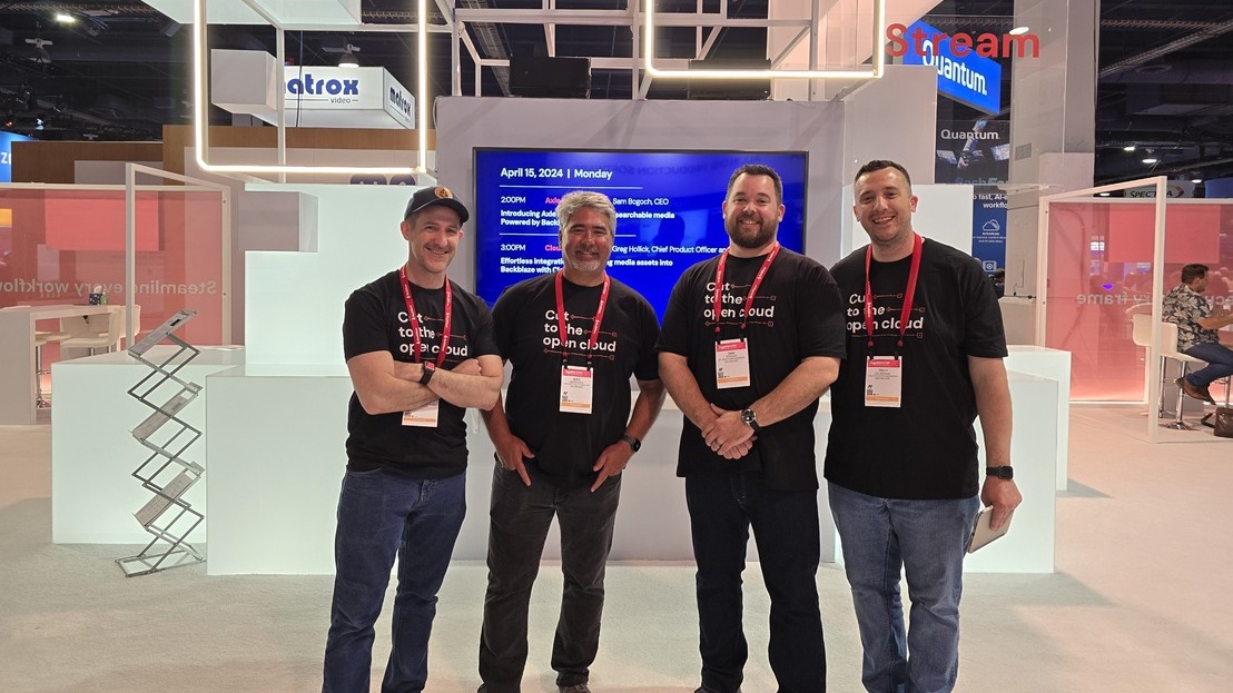 Backblaze team at NAB 2024